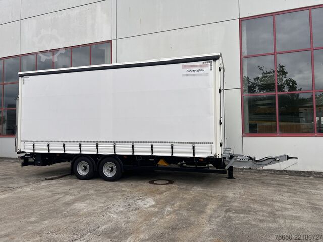 Open aanhangwagen met zeil Möslein TPS 105 D-L  Planenanhänger, Ladebordwand + Durchladbar neuwertig