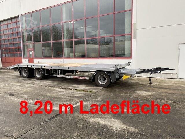 Dieplader oplegger Möslein T 3-8,20 P OR  3 Achs Tieflader gerader Ladefläche 8,10 m,Neufahrzeug