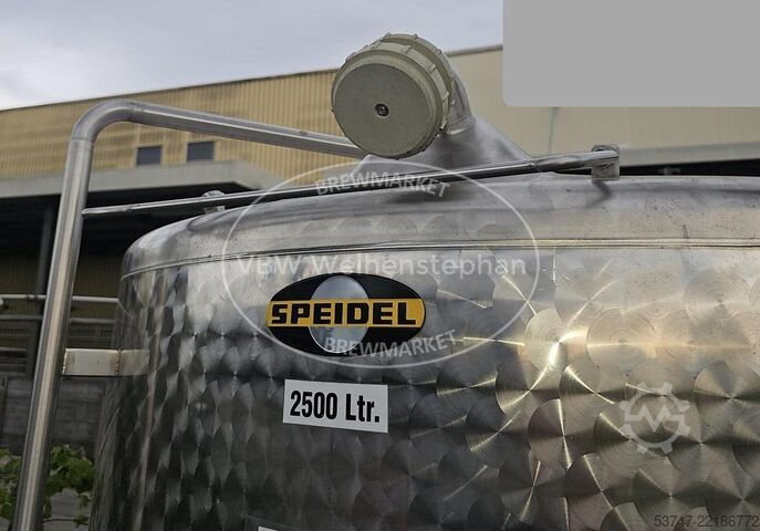 Staande roestvrijstalen tank Speidel 