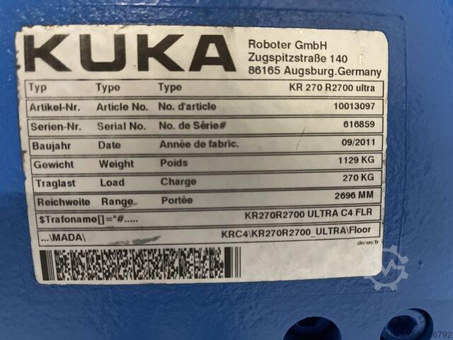 Industrielle robotter Kuka KR270 R2700 Ultra