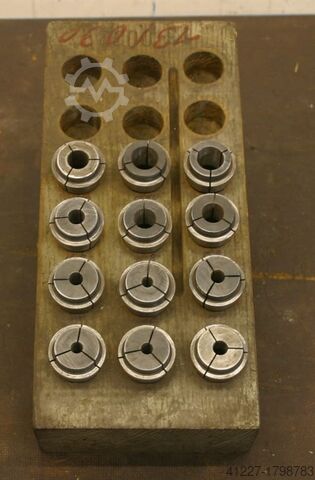 Collet sleeves, 12 pieces SW Ø 8-20 mm