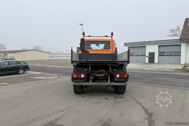 Háromirányú billenő teherautó Mercedes-Benz Unimog U 400 4x4 / Swiss-Vehicle