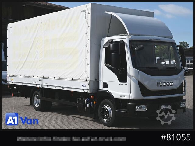 Sonderausbau-Transporter IVECO Eurocargo 80E19 Pritsche Plane, LBW, Luftfederung
