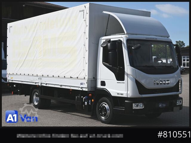 Pick-up panelvan IVECO Eurocargo 80E19 Pritsche Plane, LBW, Luftfederung