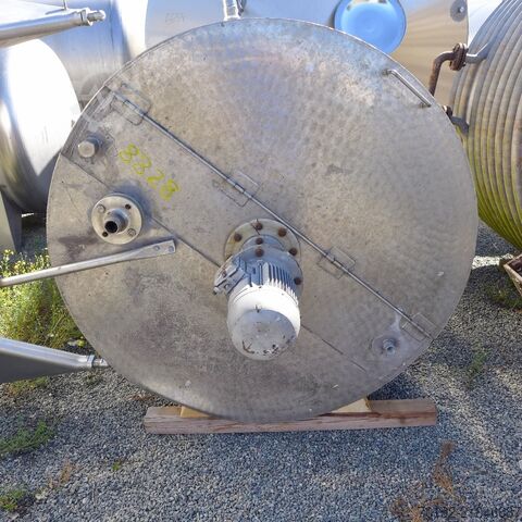 Cuve de mélangeur de 3500 litres en inox V2A avec agitateur à hélice  8828