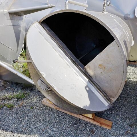 Cuve de mélangeur de 3500 litres en inox V2A avec agitateur à hélice  8828