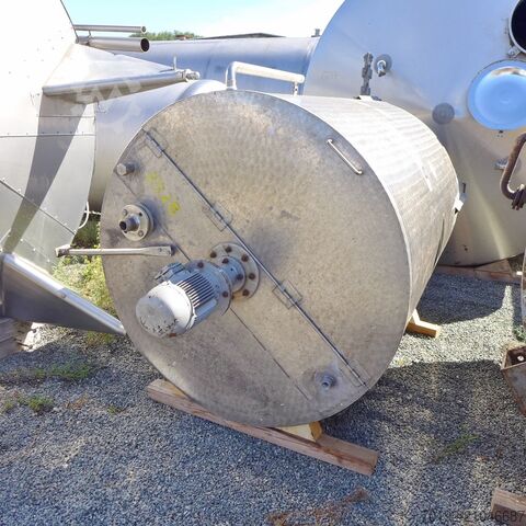 Cuve de mélangeur de 3500 litres en inox V2A avec agitateur à hélice  8828