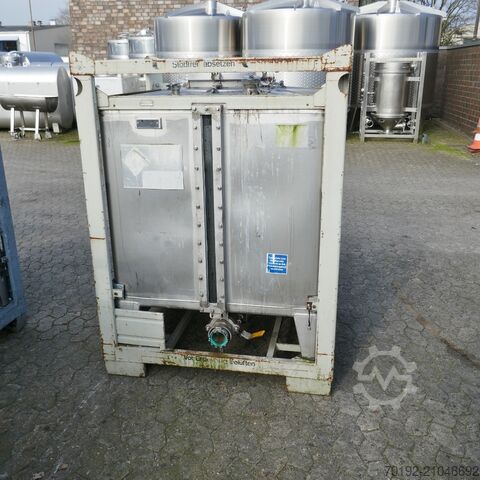 Conteneur de 1050 litres en acier inoxydable V2A Umformtechnik Hausach (UCON) 8799