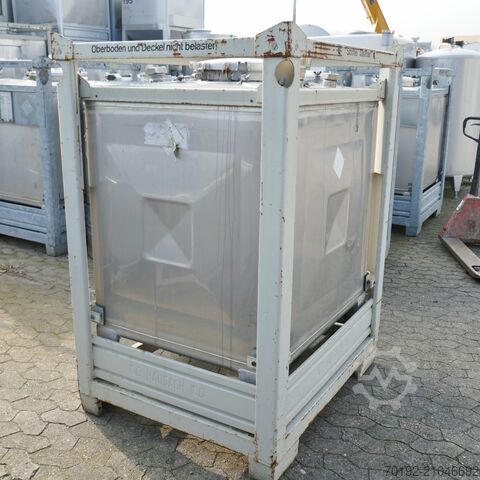 Conteneur de 1050 litres en acier inoxydable V2A Umformtechnik Hausach (UCON) 8799