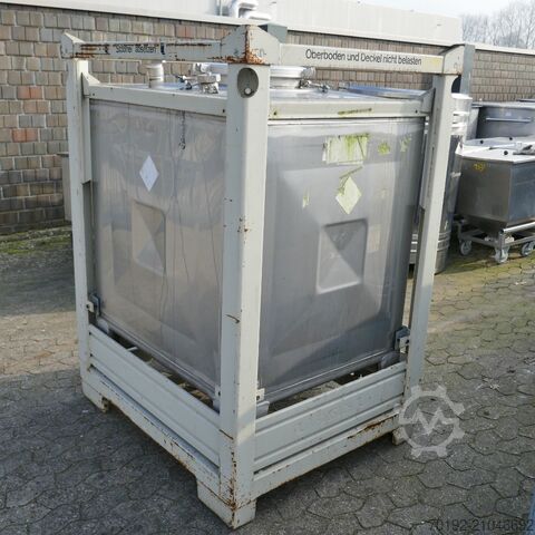 Conteneur de 1050 litres en acier inoxydable V2A Umformtechnik Hausach (UCON) 8799