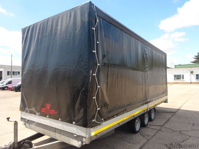 Otvorena prikolica sa ceradom EDUARD 6022 5 PB30 Pritsche/Plane 3-Achser 100km/h
