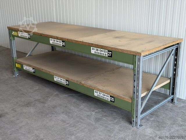 Banco de trabajo mesa de trabajo Bito PL38 Werkbank 2.900x1.000x938mm