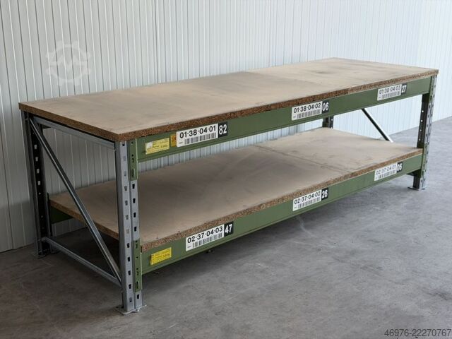 Banco de trabajo mesa de trabajo Bito PL38 Werkbank 2.900x1.000x938mm
