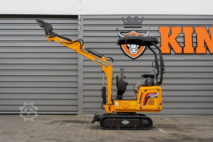 Minigraafmachine KINGWAY DEUTSCHLAND e. K. Minibagger JOKER knickarm