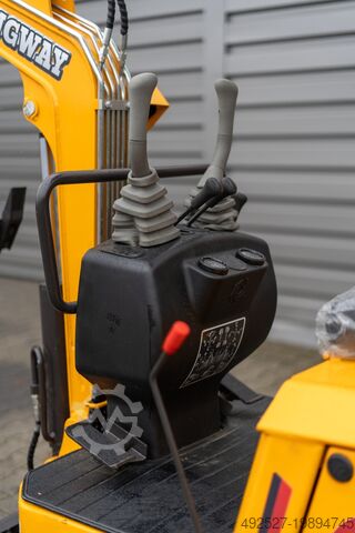 Minigraafmachine KINGWAY DEUTSCHLAND e. K. Minibagger JOKER knickarm