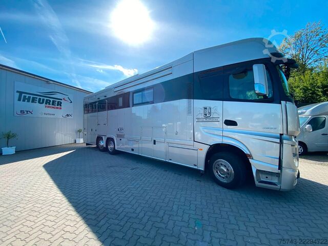 Sığır taşıma kamyonu MERCEDES-BENZ 2663 STX 5 Pferde  POP-OUT+POP-UP  Top Zustand