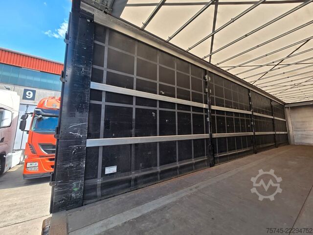 Brandalı açık yarı römork KÖGEL S 24 * 1. HAND * HUBDACH * OHNE BESCHRIFTUNG *