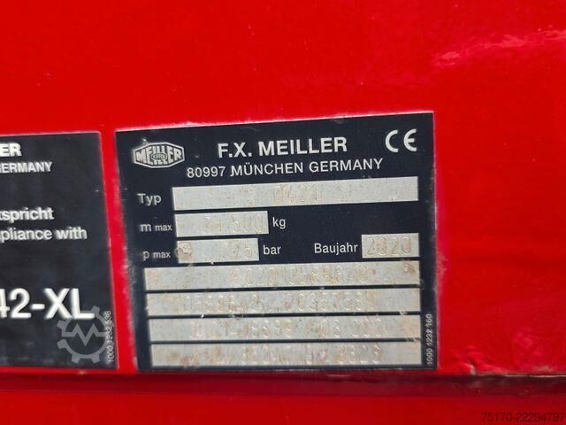 Benne Mercedes-Benz Arocs 4145 K 8x4 Meiller Bordmatik PPC