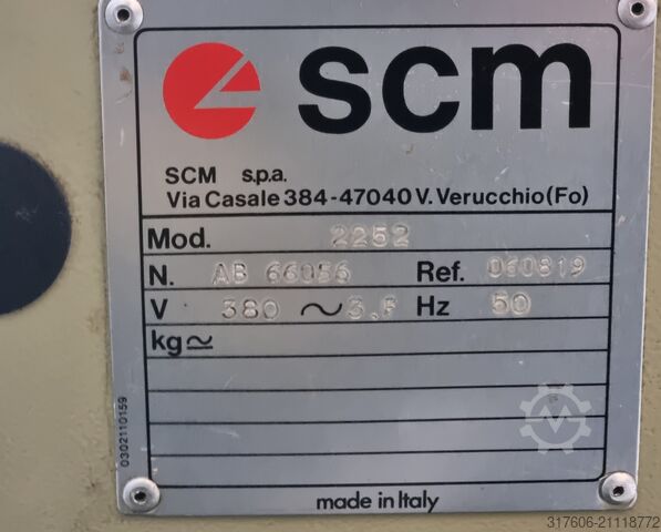 Birleşik perdah ve kalınlık planya makinesi & kalınlık planya makinesi Wyrówniarko grubościówka SCM 2252 struga SCM 2252