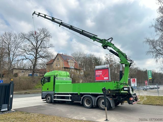 Autolaadkraan MAN TGX 26.440 Pritsche Montagekran 25m Seilwinde