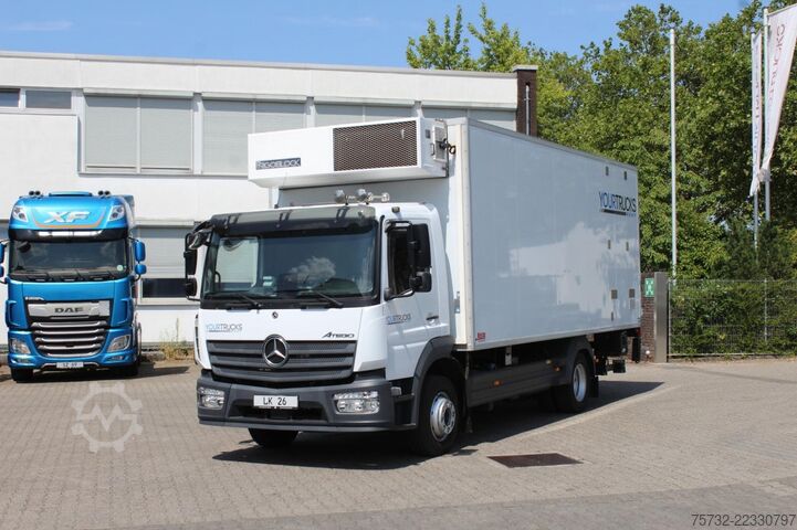 Camion frigorifique Mercedes-Benz Atego  1230 E6 Frigoblock Strom S.Tür LBW TW
