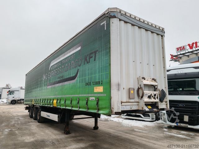 Open oplegger met zeil KRONE SD