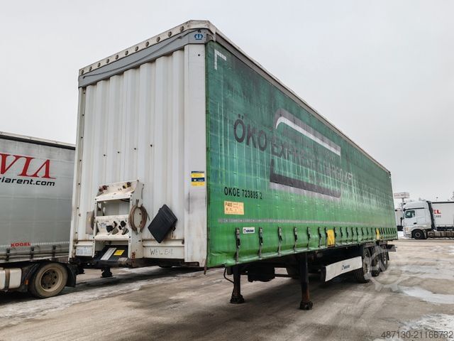 Open oplegger met zeil KRONE SD