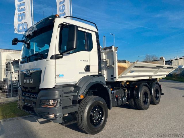 Wywrotka MAN TGS/26.520/6x4 BL/Bordmatik/Retarder/90to/25 tkm