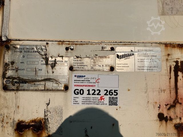 Výměnný návěs KRONE Wechselbrücke Koffer