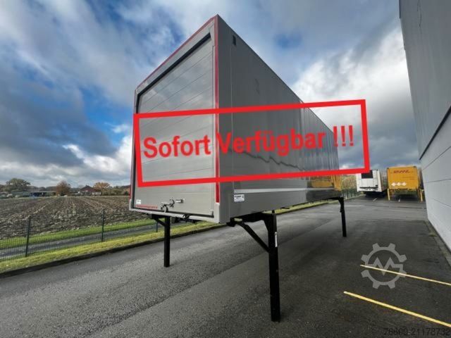 Anhänger-Wechselpritsche KRONE Wechselkoffer Heck Alu.- Rolltor