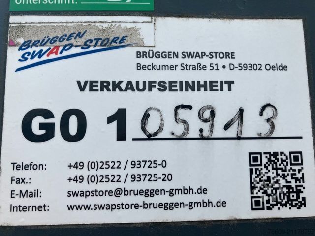 Výměnný návěs KRONE Wechselbrücke Koffer