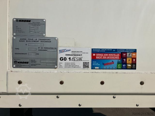 Výměnný návěs KRONE Wechselbrücke Kühlaufbau