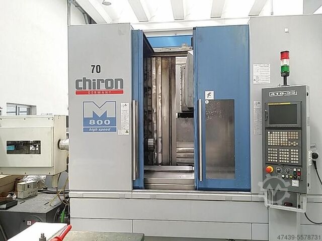 Centres d'usinage - verticaux - fraisage et tournage... Chiron MILL 800 5 axis milling turning - ms - low hours