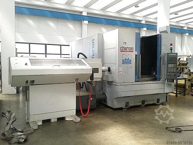 Centres d'usinage - verticaux - fraisage et tournage... Chiron MILL 800 5 axis milling turning - ms - low hours
