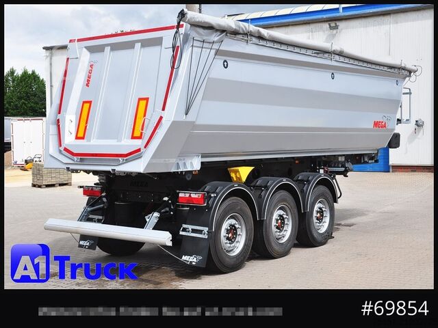 Tipper semitrailer BENALU Mega  28m³ Lift Stahl  SAF Hardox