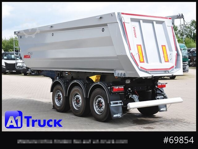 Tipper semitrailer BENALU Mega  28m³ Lift Stahl  SAF Hardox