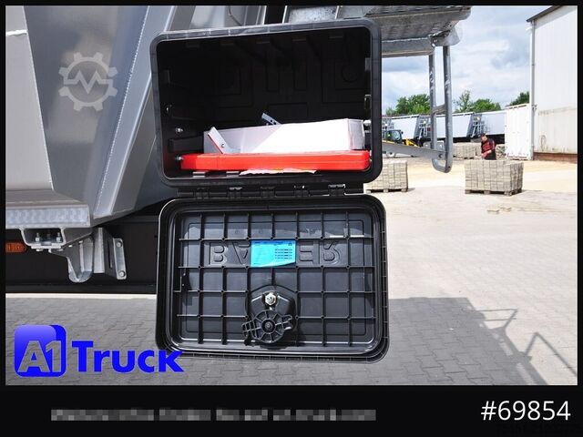 Tipper semitrailer BENALU Mega  28m³ Lift Stahl  SAF Hardox