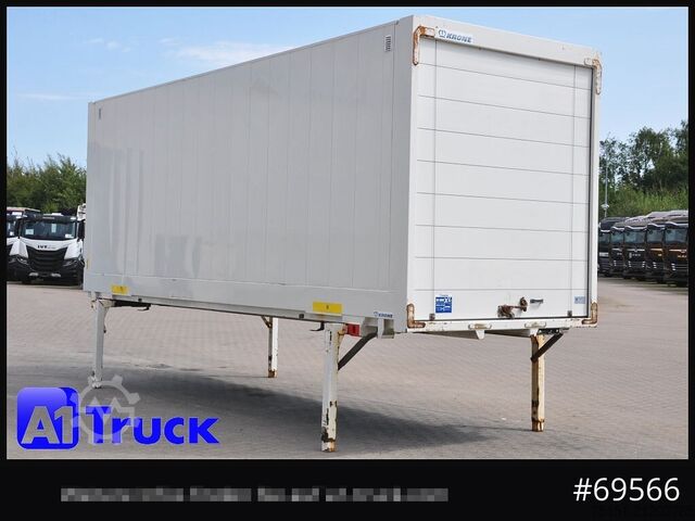 Swap body with box structure KRONE Wechselbrücke BDF 7,45 Koffer,  Textil 2750mm innen, 20 x vorhanden