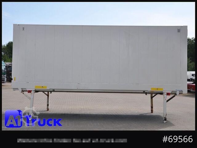 Swap body with box structure KRONE Wechselbrücke BDF 7,45 Koffer,  Textil 2750mm innen, 20 x vorhanden