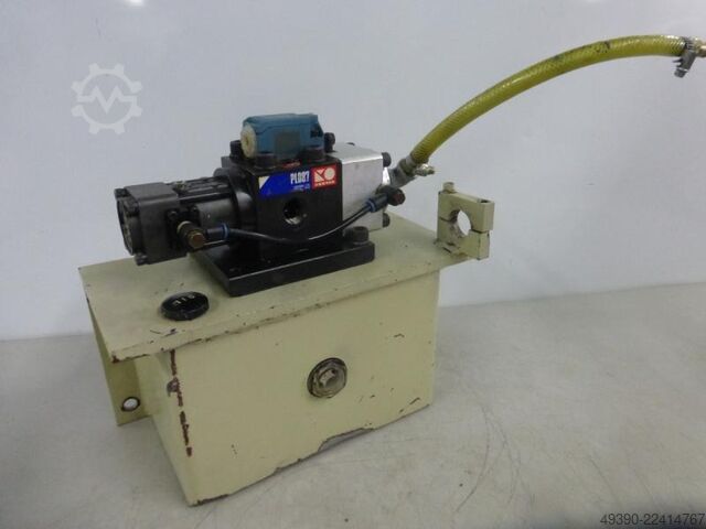 Hydraulikaggregat mit Pneumatik-Druckübersetzer, bis 100 bar, Hydraulik Aggregat KOSMEK PL 087
