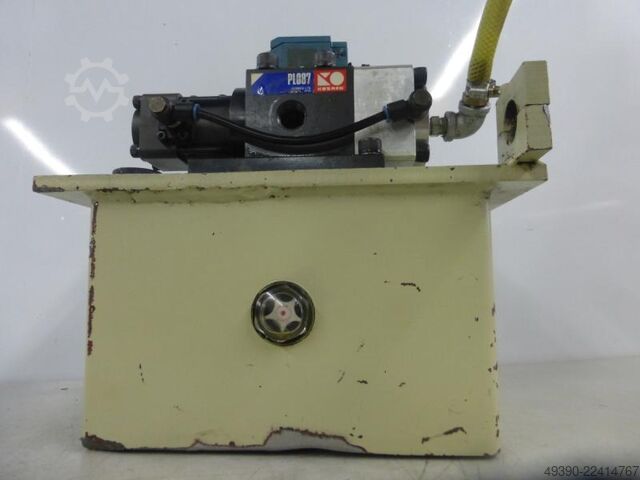 Hydraulikaggregat mit Pneumatik-Druckübersetzer, bis 100 bar, Hydraulik Aggregat KOSMEK PL 087