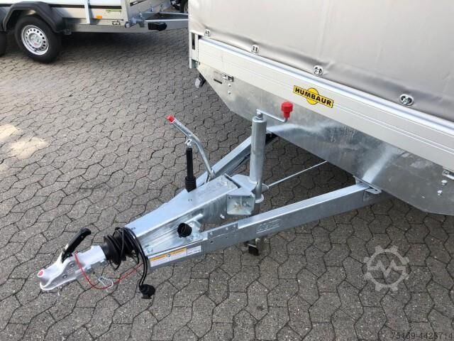 Remorcă auto Humbaur HT 354121 Hochlader mit Hochplane 220 cm, 100 km/h 3,5 to. 4100 x 2100 x 350 mm