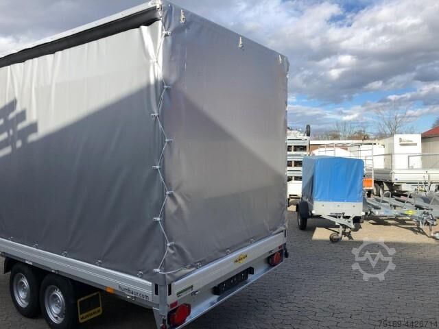 Remorcă auto Humbaur HT 354121 Hochlader mit Hochplane 220 cm, 100 km/h 3,5 to. 4100 x 2100 x 350 mm