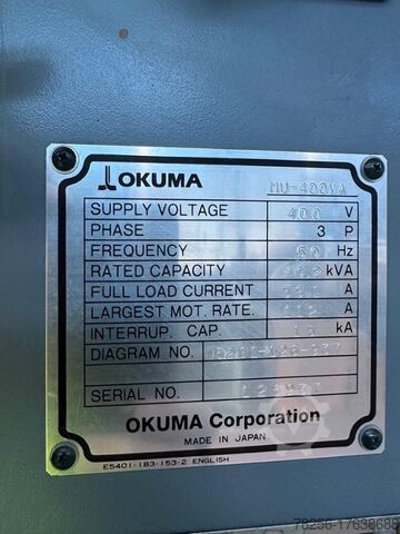 Machining center Okuma MU400VA