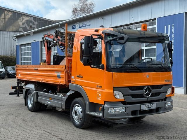 Tipper van MERCEDES-BENZ ATEGO 818 4x2 Kipper Kran Atlas 65.2-A3 *Funkst.