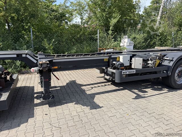 Semirimorchio a cassa mobile web trailer LPRS 24  3 Achs Container- Chassis incl. Generator TranscoolWenig Benutzt