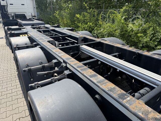 Semirimorchio a cassa mobile web trailer LPRS 24  3 Achs Container- Chassis incl. Generator TranscoolWenig Benutzt