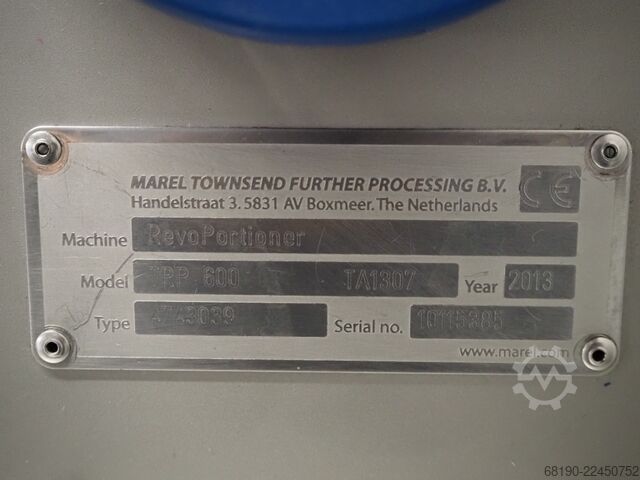 RevoPortioner Marel Townsend RevoPortioner TRP600