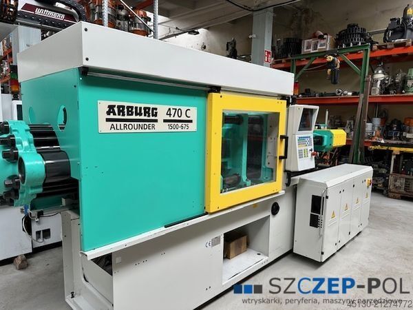 Injection molding machine Arburg 470C 1500-675