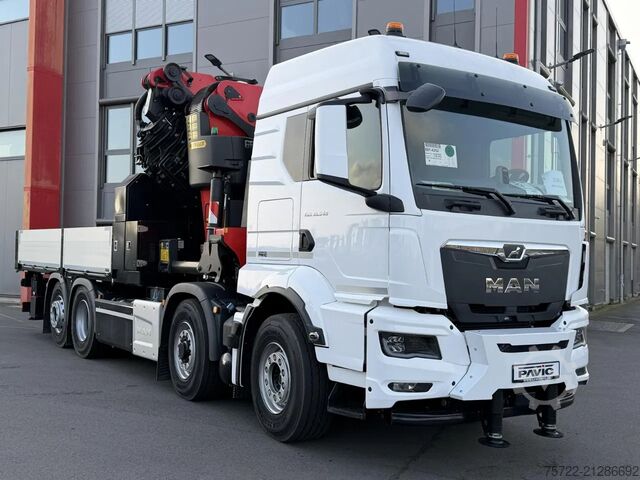 Vrachtwagen met kraan MAN TGS 35.540 8x2H-6 BL Pritsche Palfinger 92002-SH